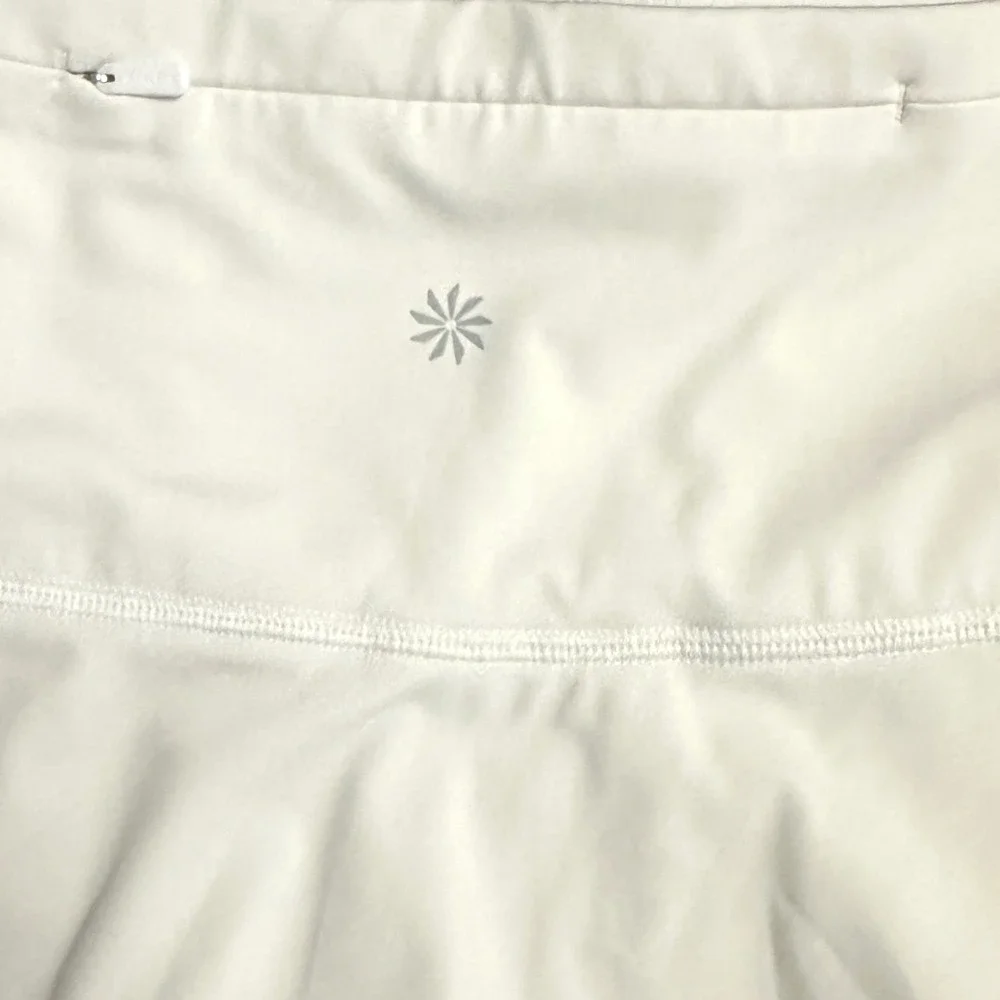 Athleta Ace Mesh Skort White‎ Plus 1X Tennis Golf Skirt Pickleball Activewear